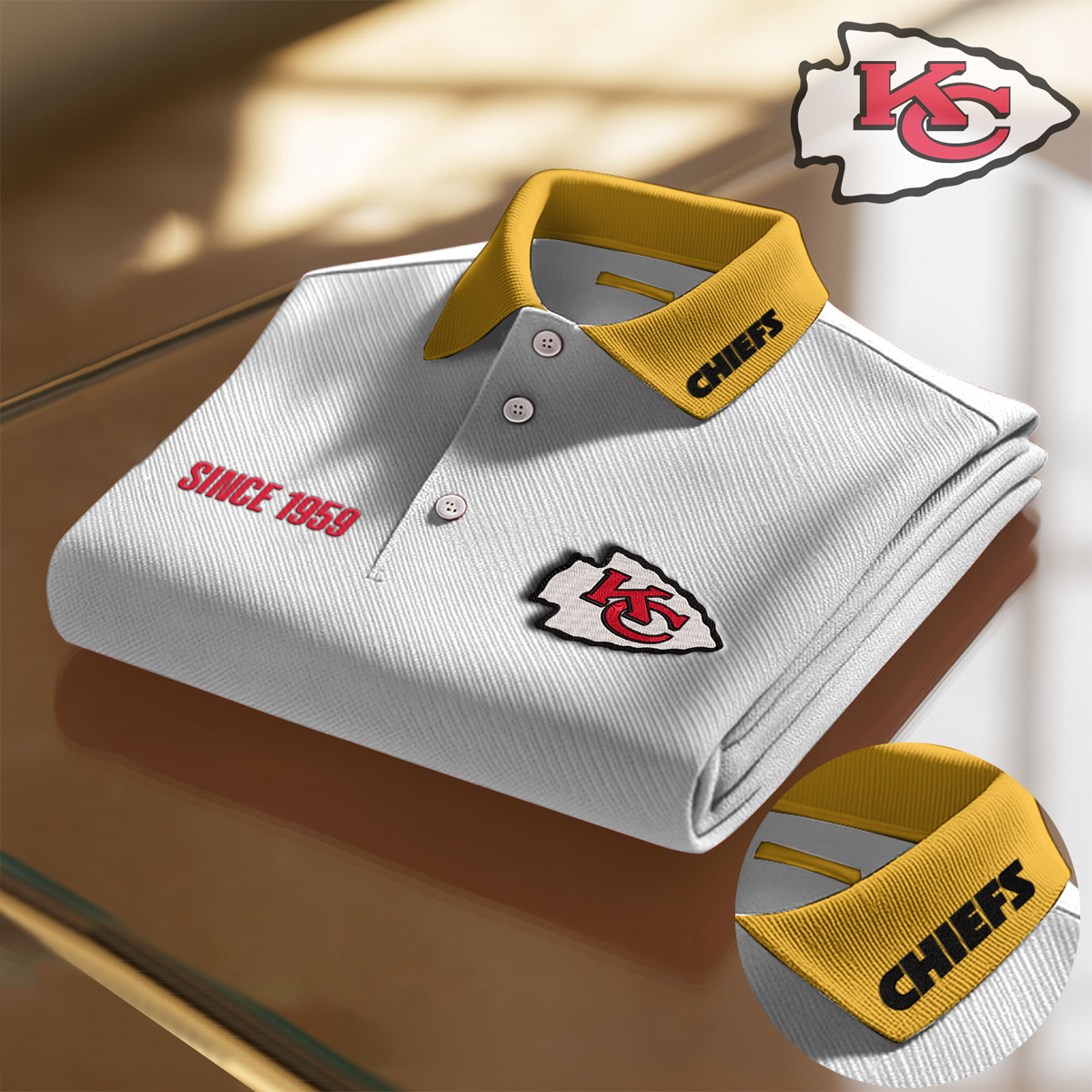KC x NFL Premium Polo Shirt DatND DVT
