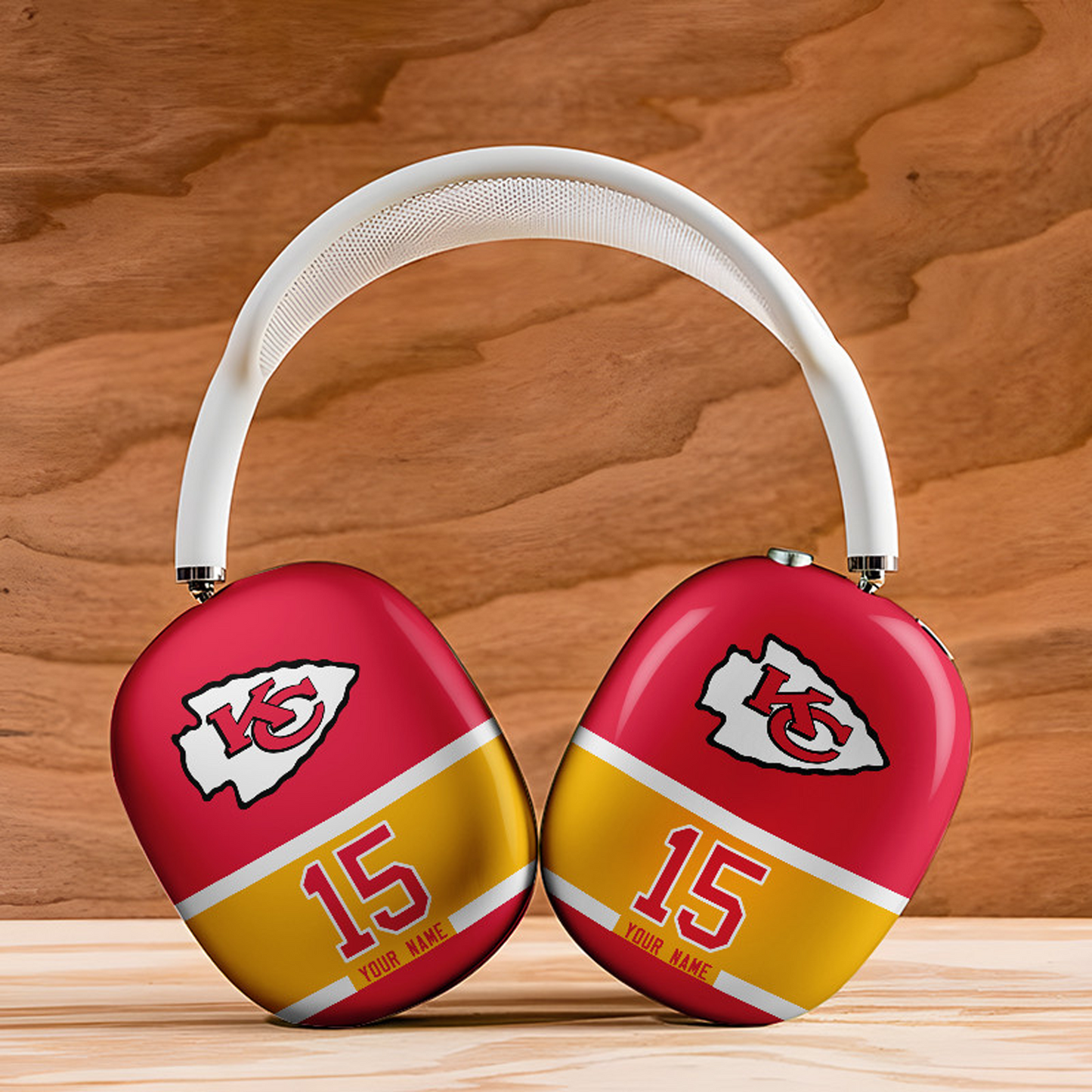 KC x NFL Special Airpod Max Case Cover Personalized DATND TANTD