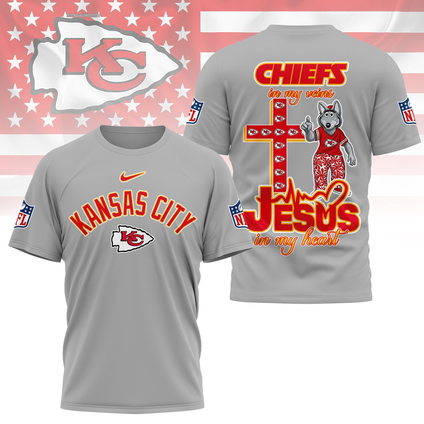 KCC Premium Faith & Football 3D Shirt DDT TTV