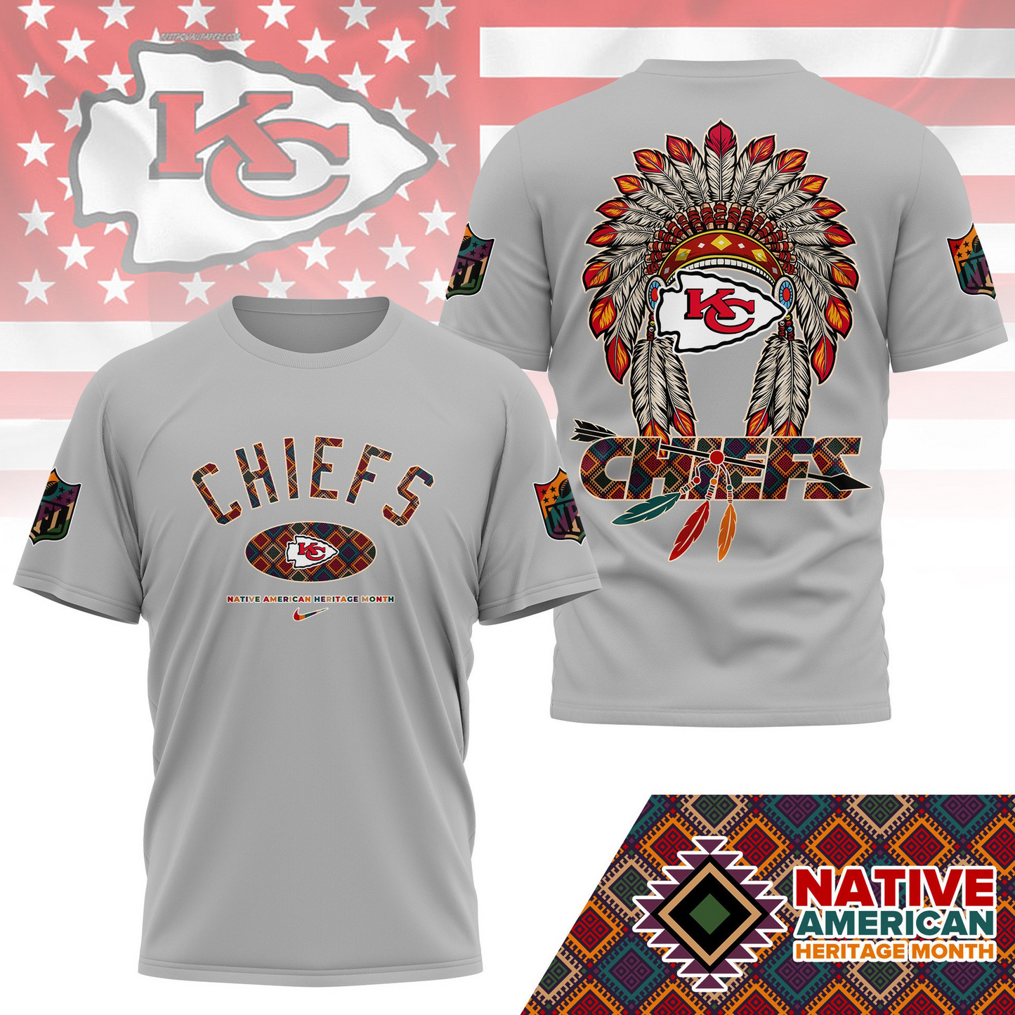 KCC Premium Native American Heritage Month 3D Shirt DDT TTV