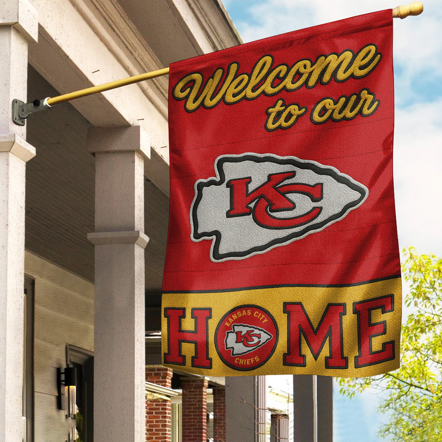 KCC Premium NFL Welcome Home Flag DDT NTL
