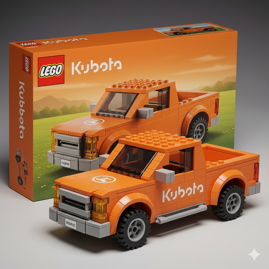 KBT Building Blocks Pickup Truck Toy Set HLP HLPHUONG