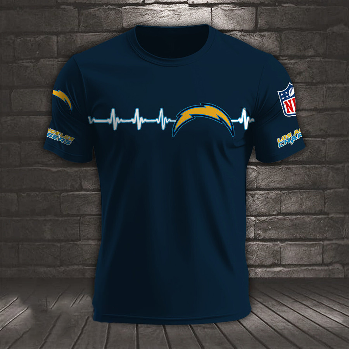LAC x NFL Heart Rate Map Special 3D Shirt DatND ThuongNH