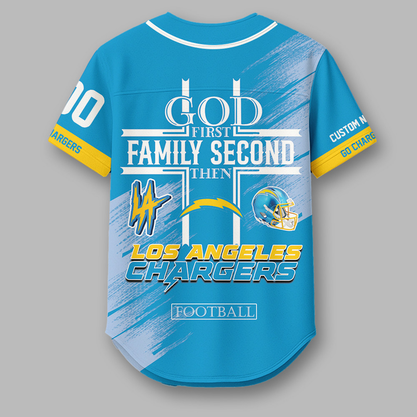 LAC x NFL Premium NFL Baseball Jersey DATND TANTD