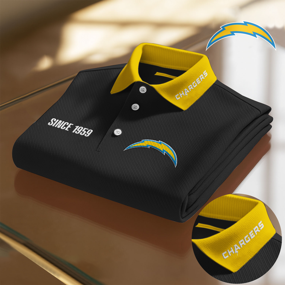 LAC x NFL Premium Polo Shirt DatND DVT
