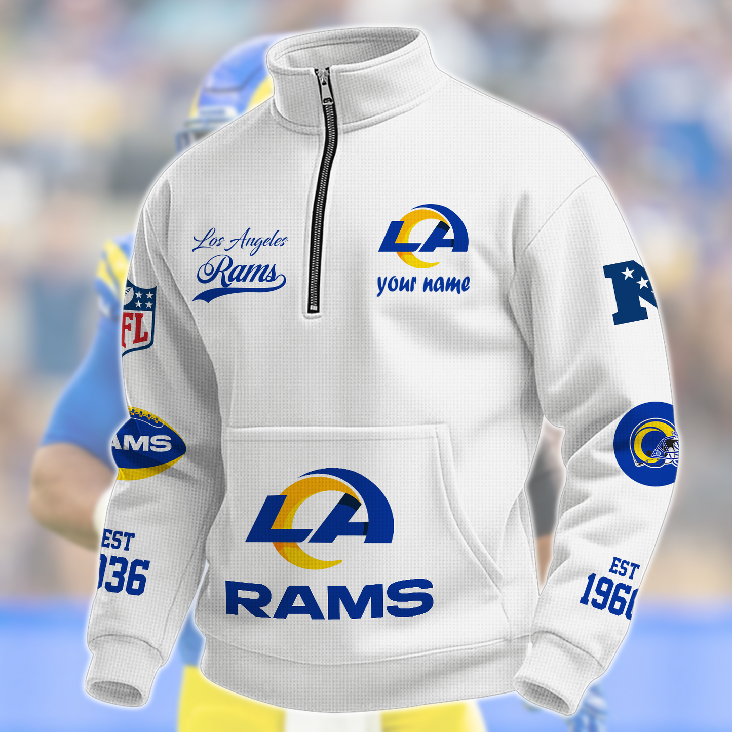 LAR x NFL Quarter-Zip Sweatshirt DatND DVT