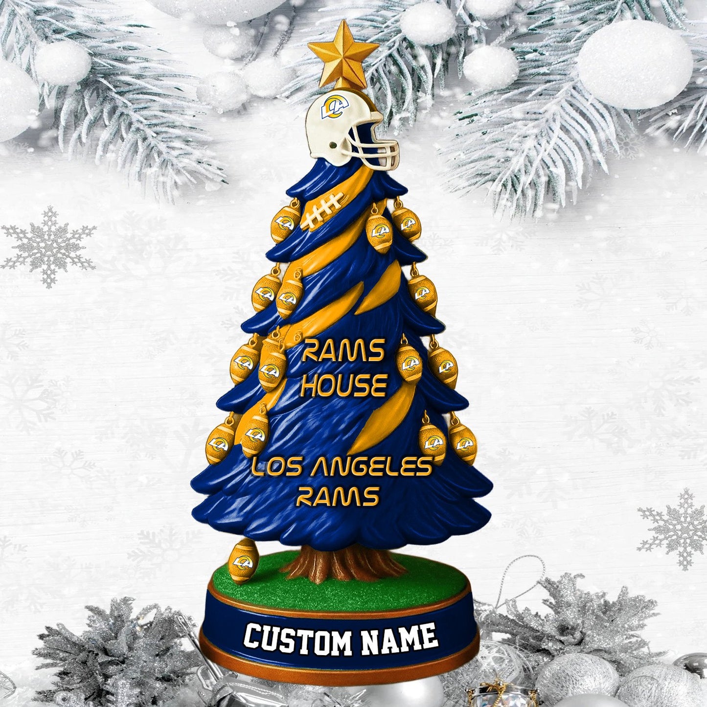 LAR NFL Acrylic Block Gift For Fans DDT CTND