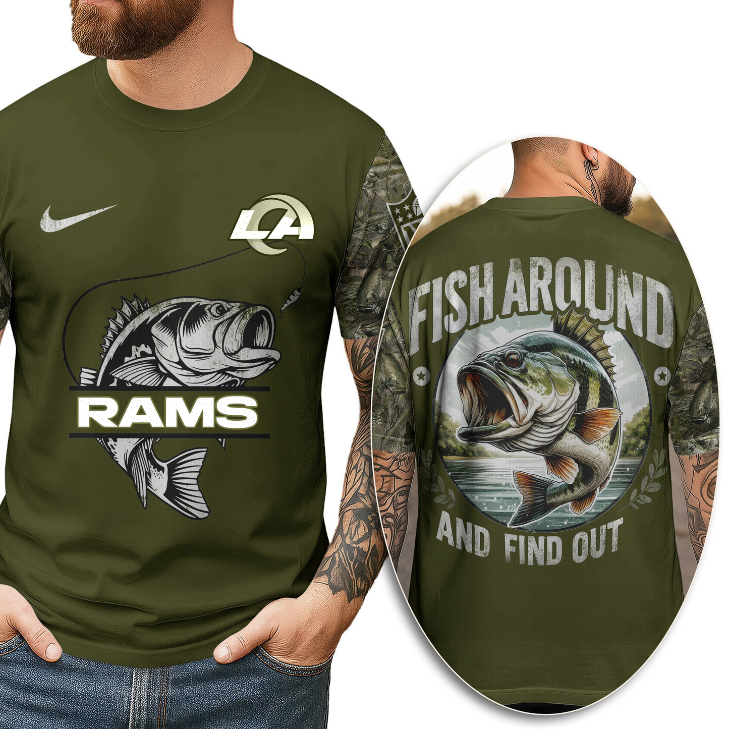 LAR Premium Fish Around And Find Out 3D Shirt DDT CTND