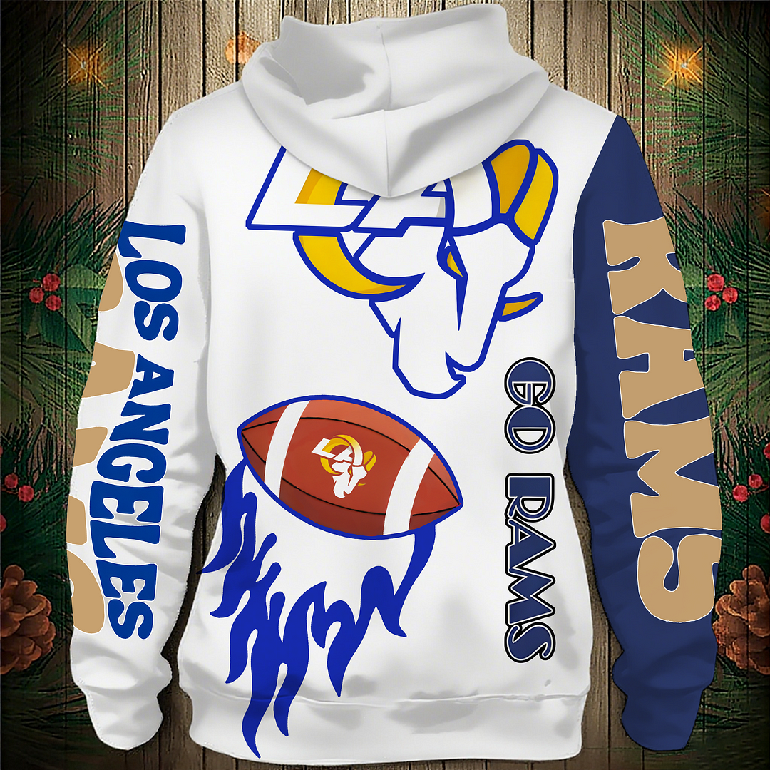 LAR Premium NFL V3 3D Graphic Hoodie DDT NTL