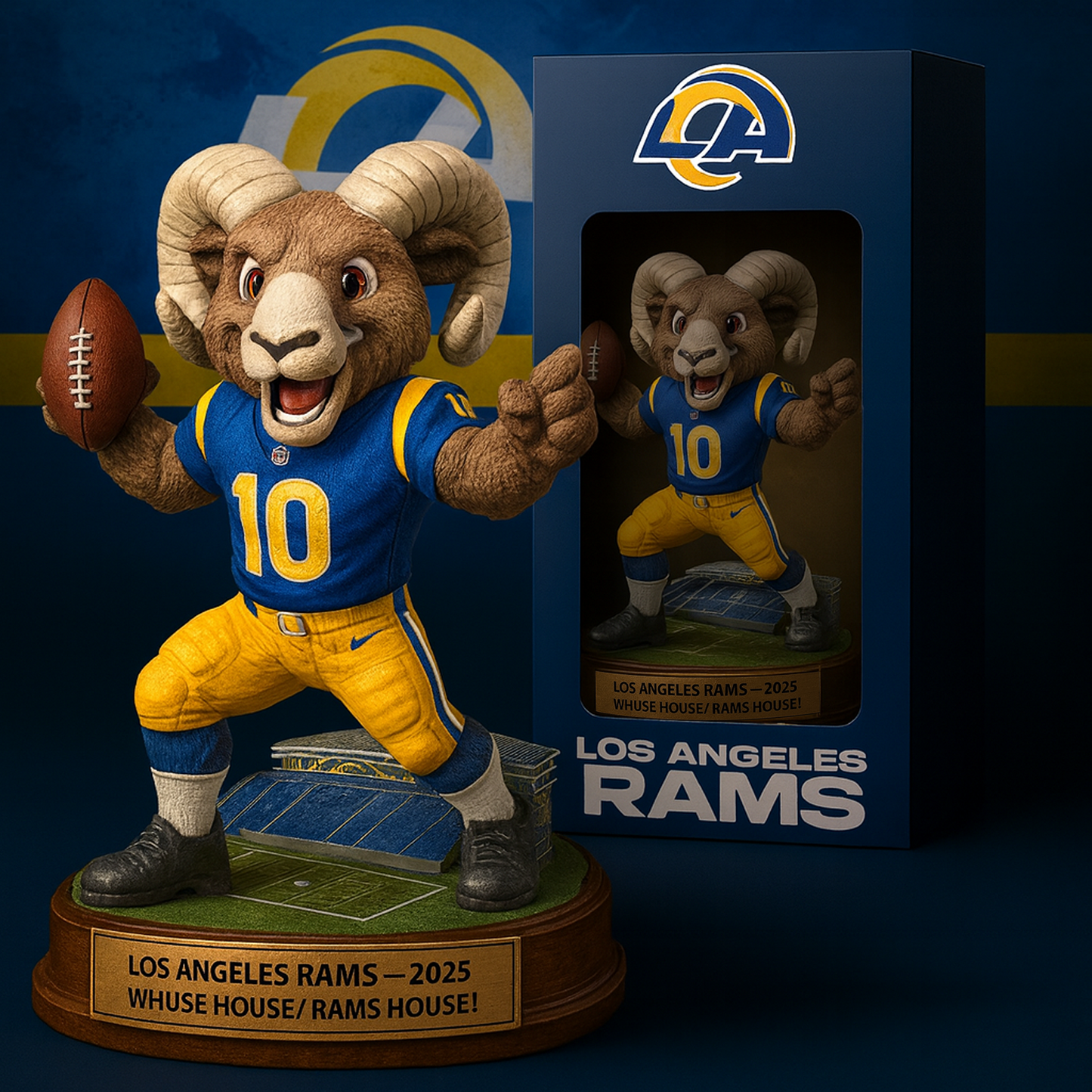 LAR x NFL Premium Acrylic Plaque DATND TANTD