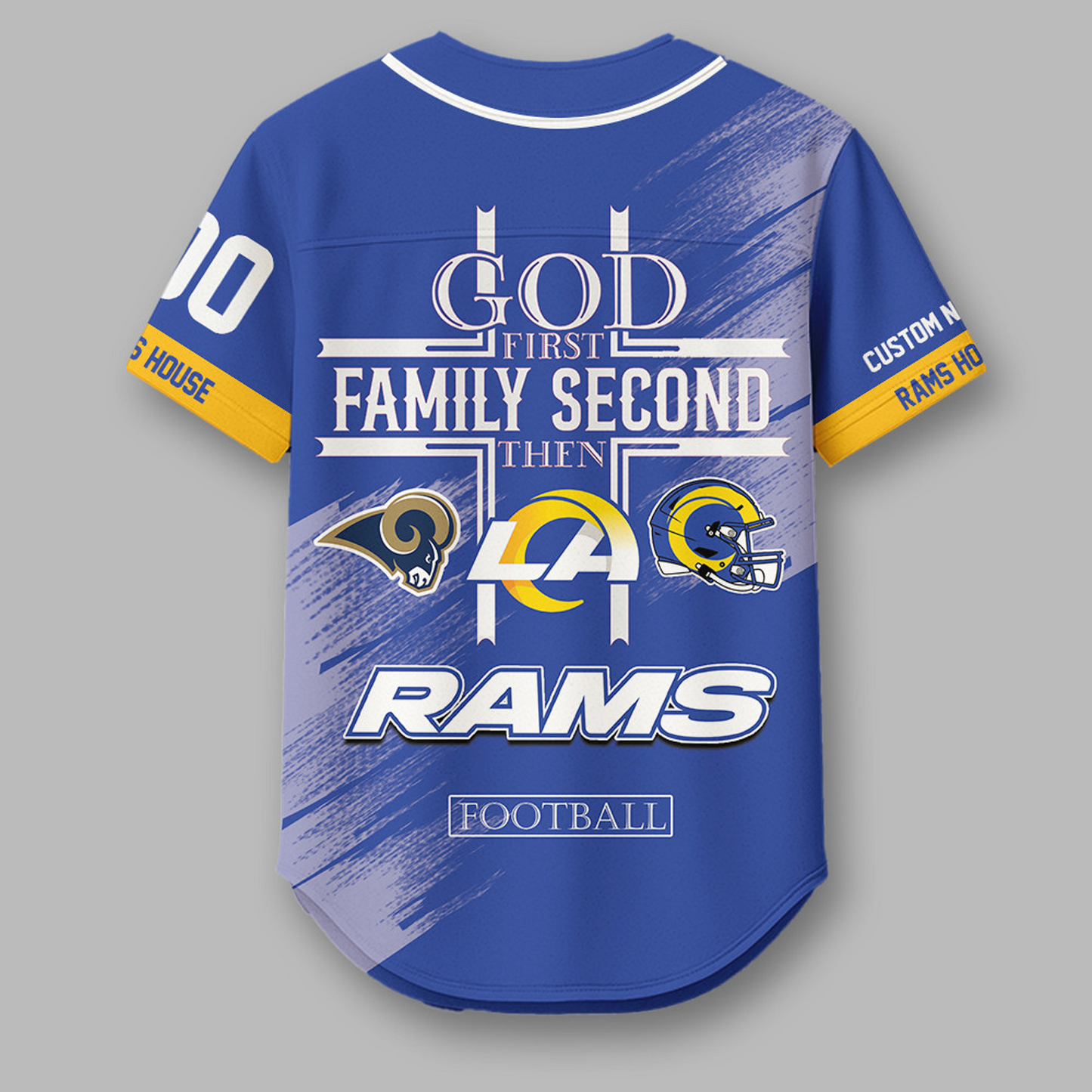 LAR x NFL Premium NFL Baseball Jersey DATND TANTD