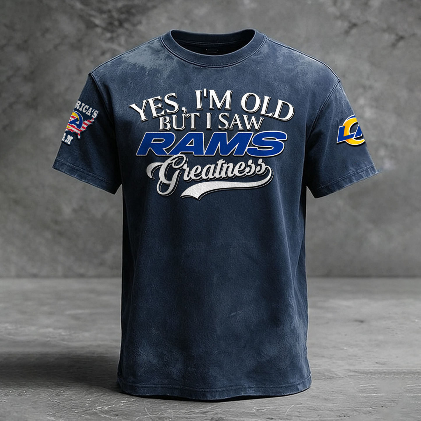 LAR X NFL Retro Style Shirt V1 NAK NHT