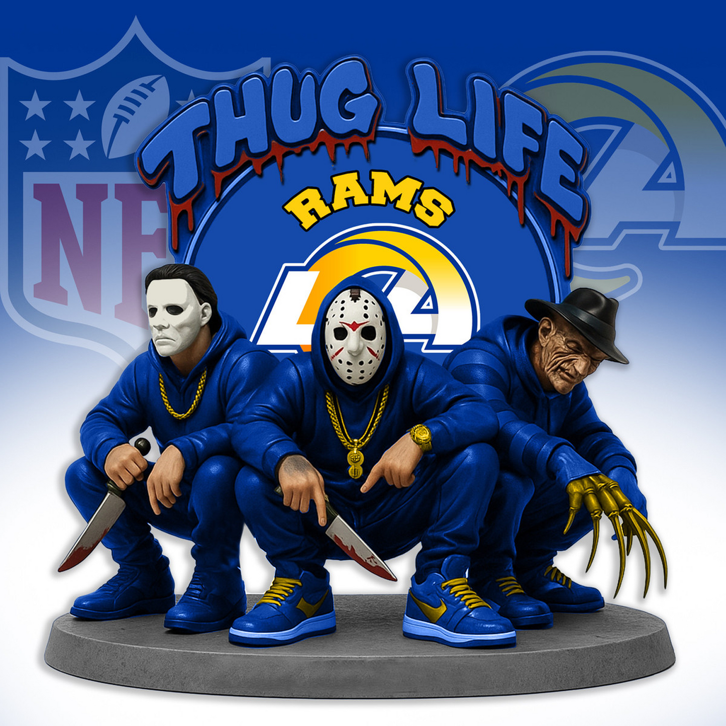 LAR x NFL Thug Life Acrylic Plaque