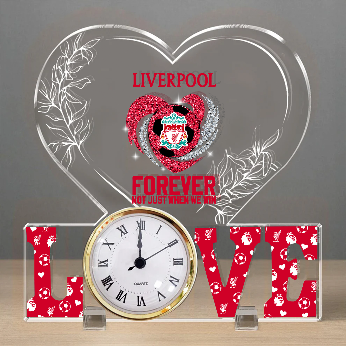 LIV x EPL Forever Not Just When We Win Acrylic Clock DatND ThuongND