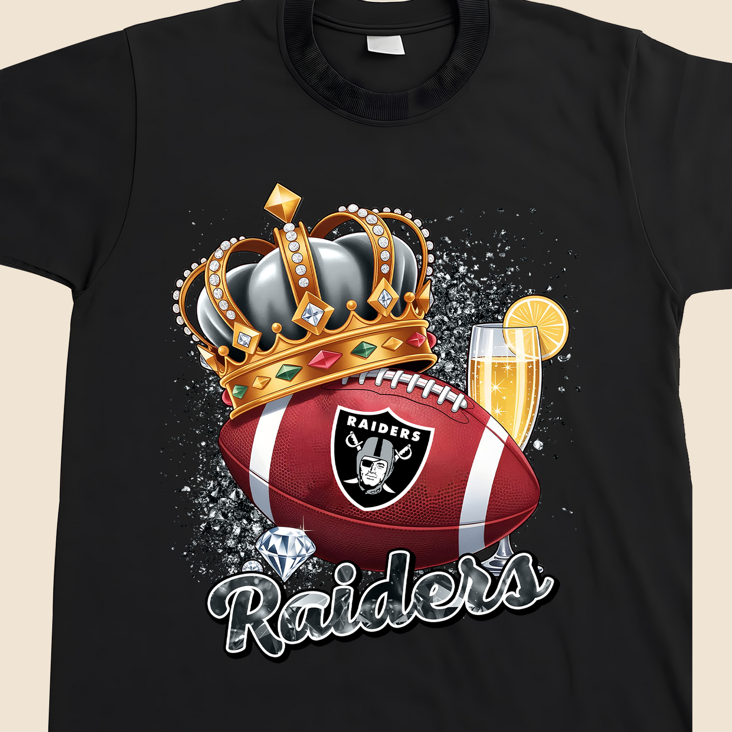 LVR x NFL Crowns Diamond T-Shirt DATND TANTD