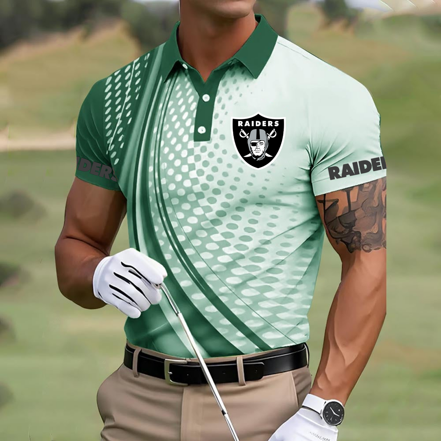 LVR x NFL Polo Shirt DATND TANTD