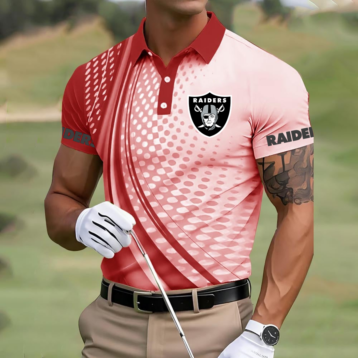 LVR x NFL Polo Shirt DATND TANTD