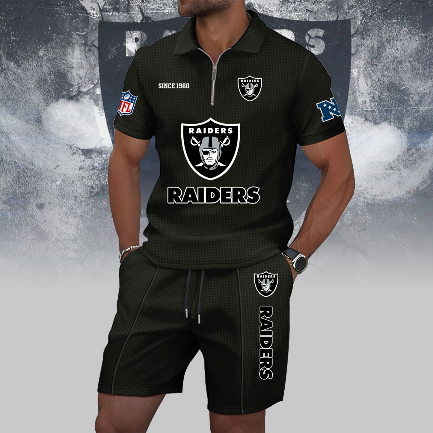 LVR x NFL Zip Polo Set DATND TANTD