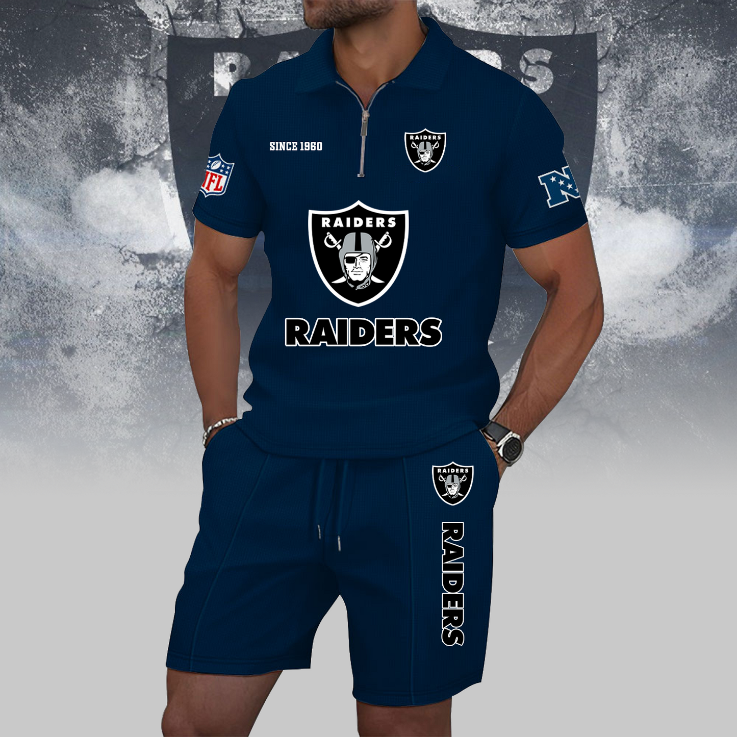 LVR x NFL Zip Polo Set DATND TANTD