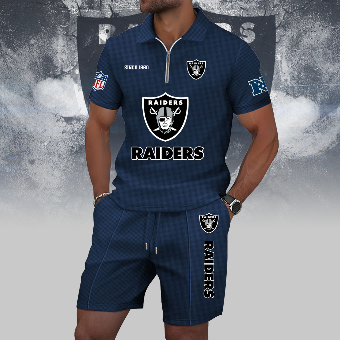 LVR x NFL Zip Polo Set DATND TANTD
