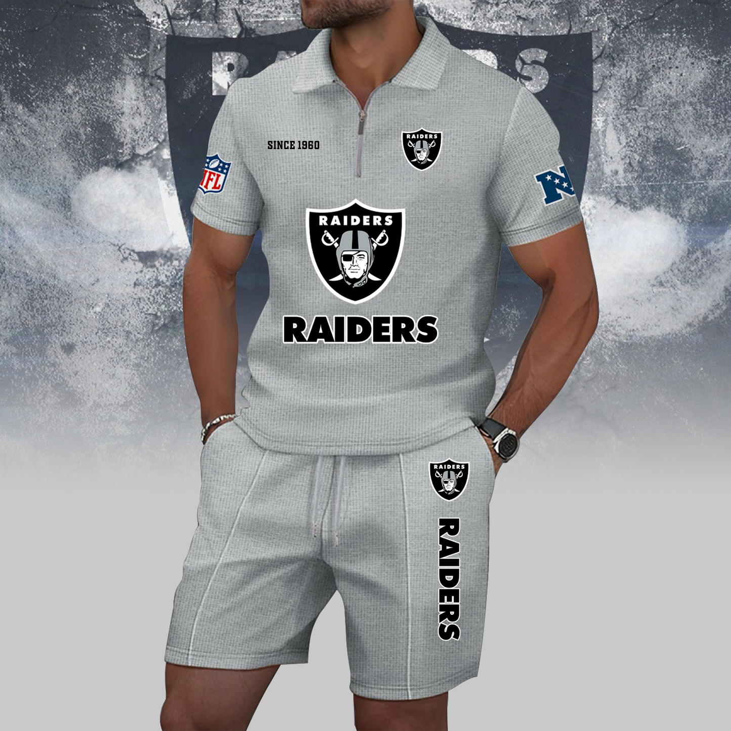 LVR x NFL Zip Polo Set DATND TANTD