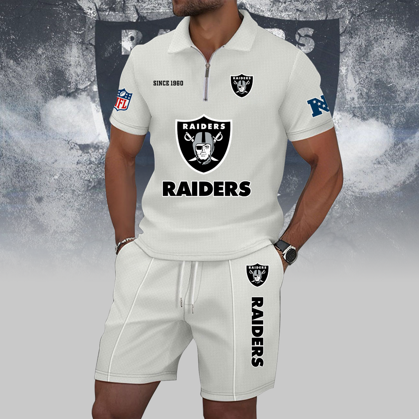 LVR x NFL Zip Polo Set DATND TANTD