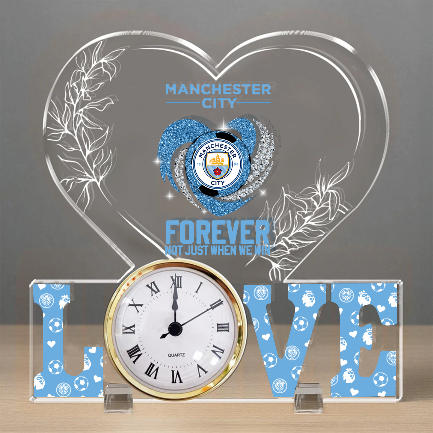 MC x EPL Forever Not Just When We Win Acrylic Clock DatND ThuongND