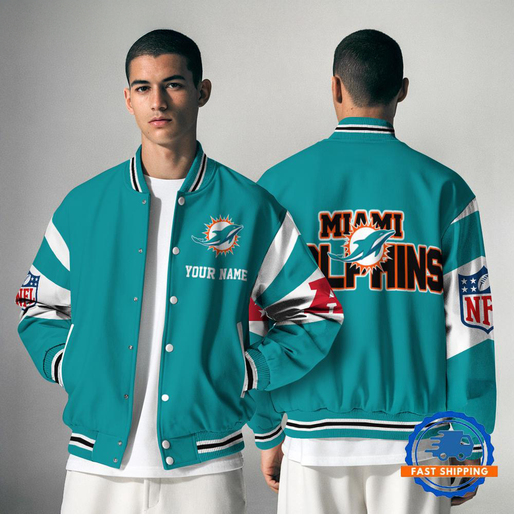 MD NFL Varsity Jacket Custom Name For Fans DDT NTL