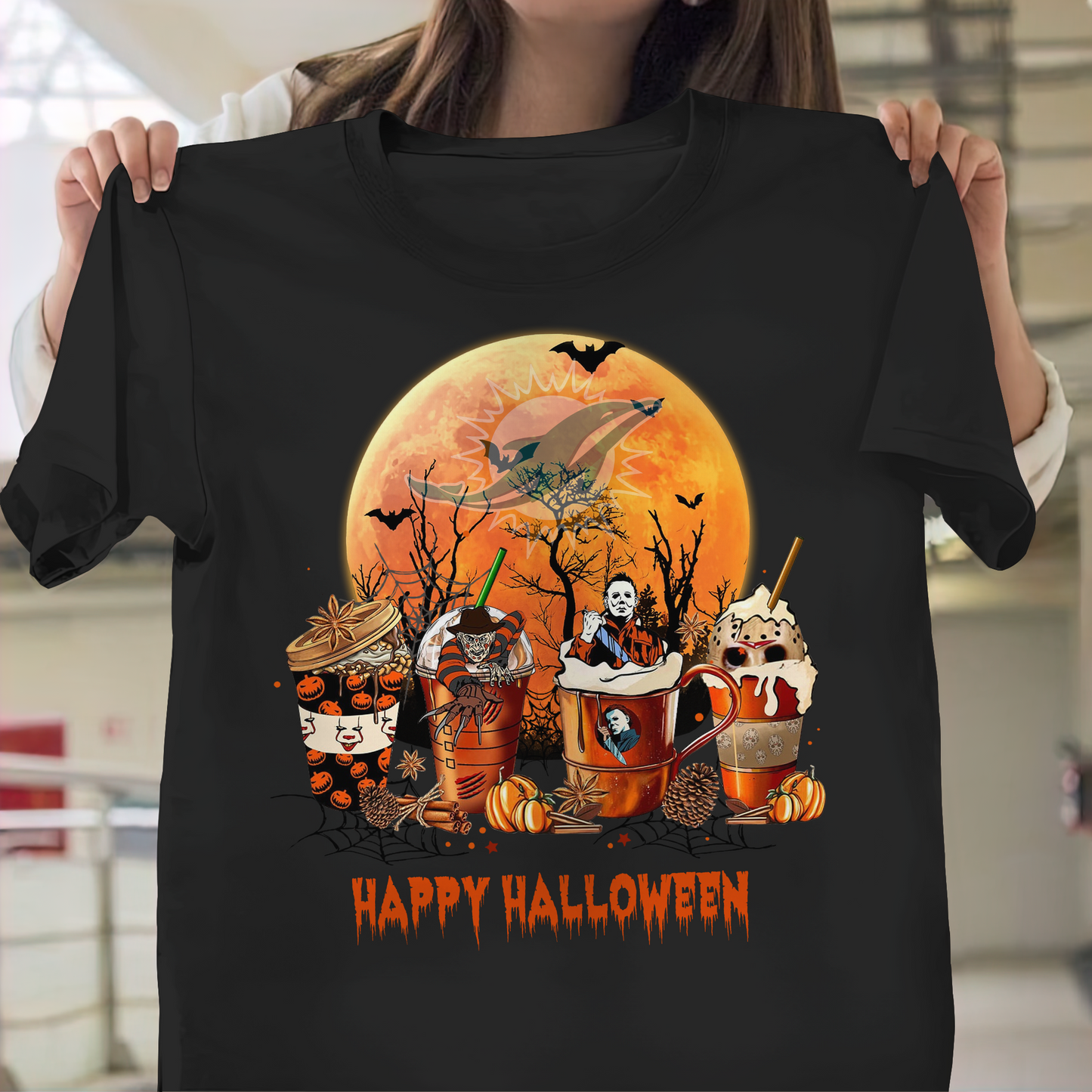 MD x NFL Premium Happy Halloween Shirt DDT NTL