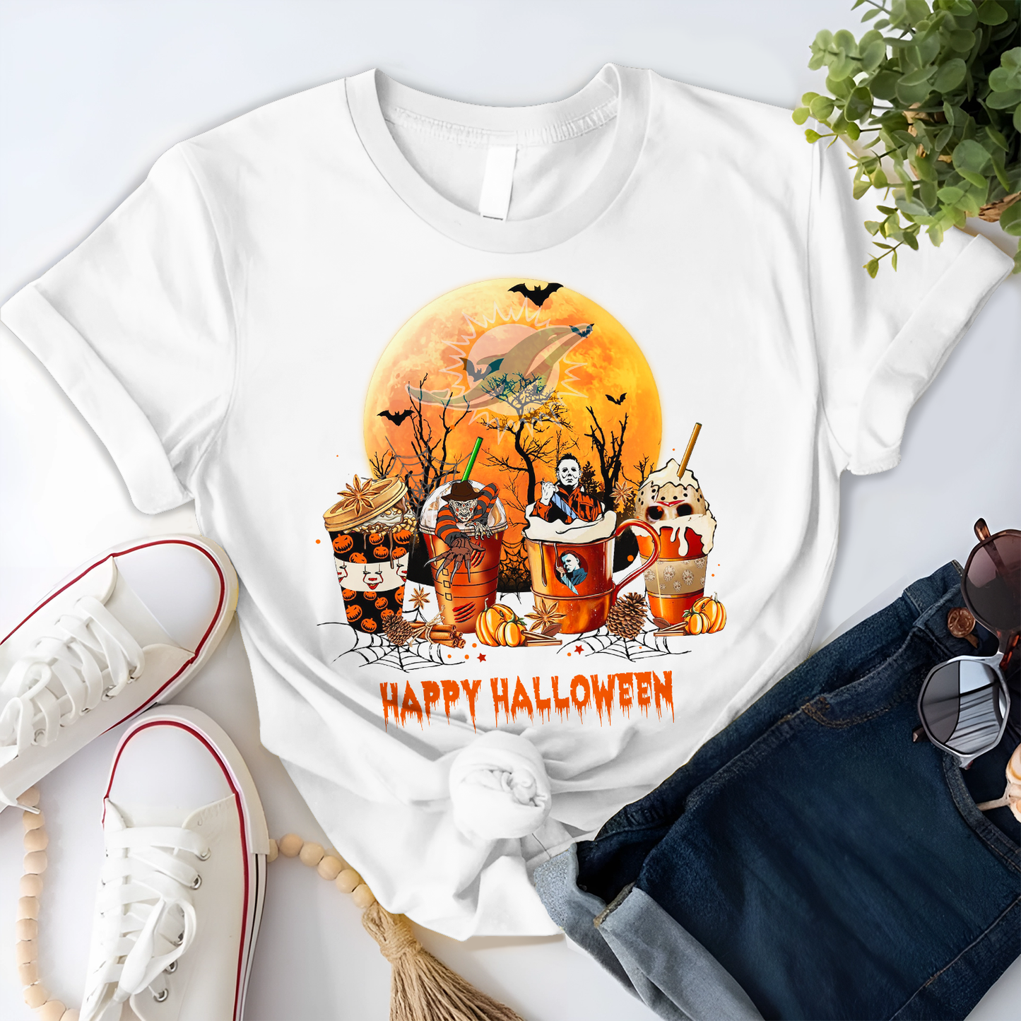 MD x NFL Premium Happy Halloween Shirt DDT NTL