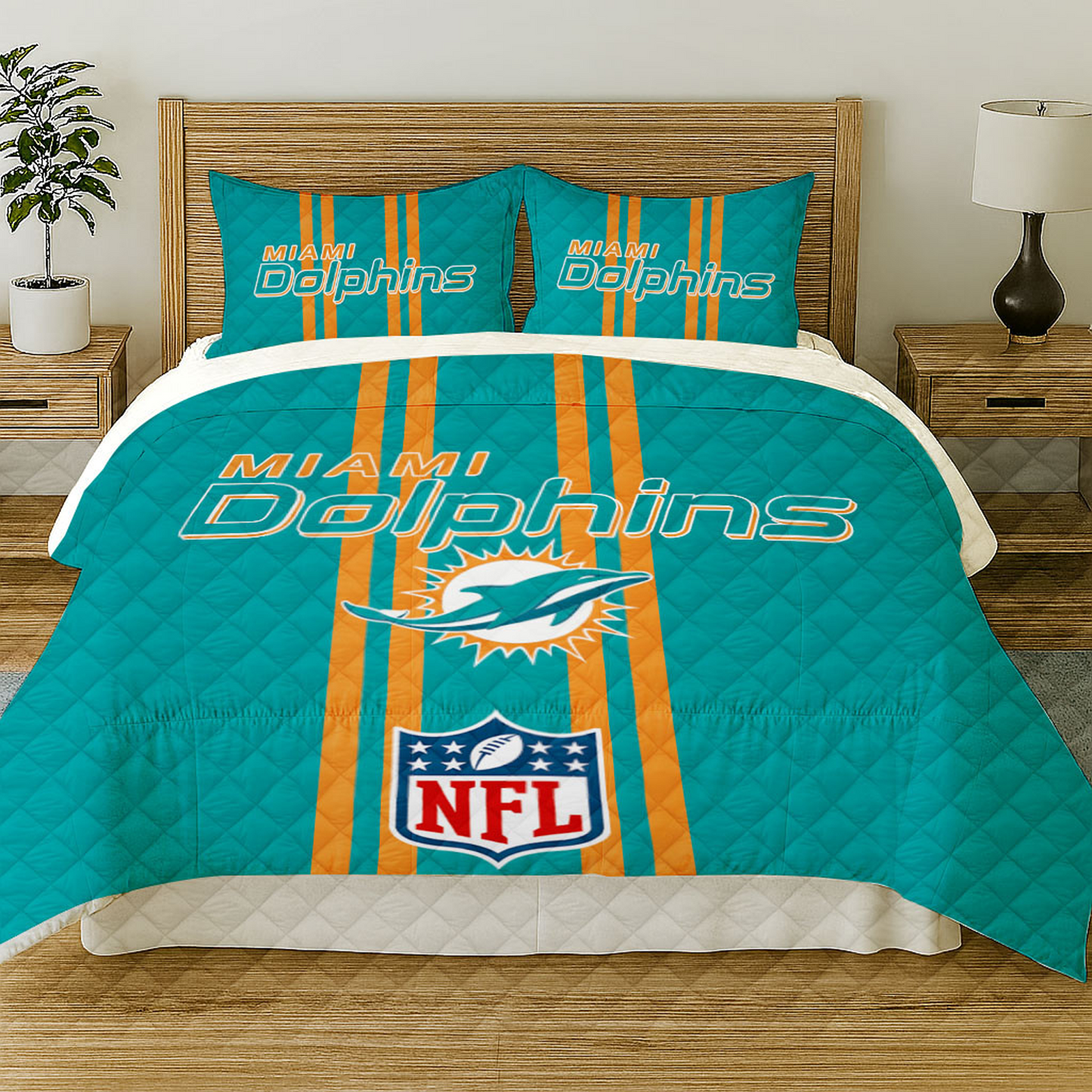 MIA x NFL Bedding Set DATND TANTD