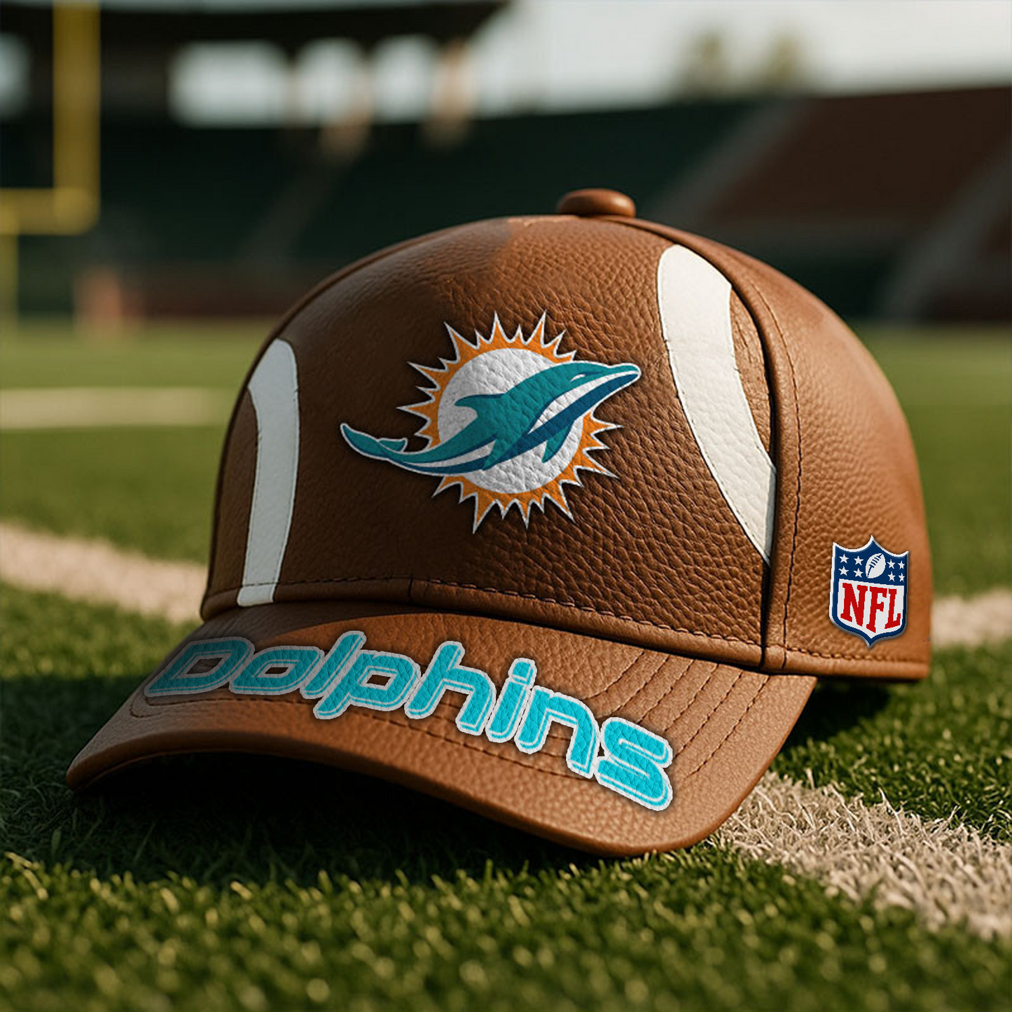 MIA x NFL Football Special Brown Classic Cap DATND TANTD