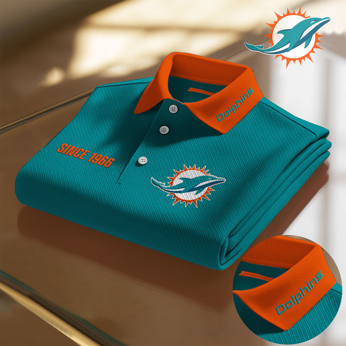 MIA x NFL Premium Polo Shirt DatND DVT