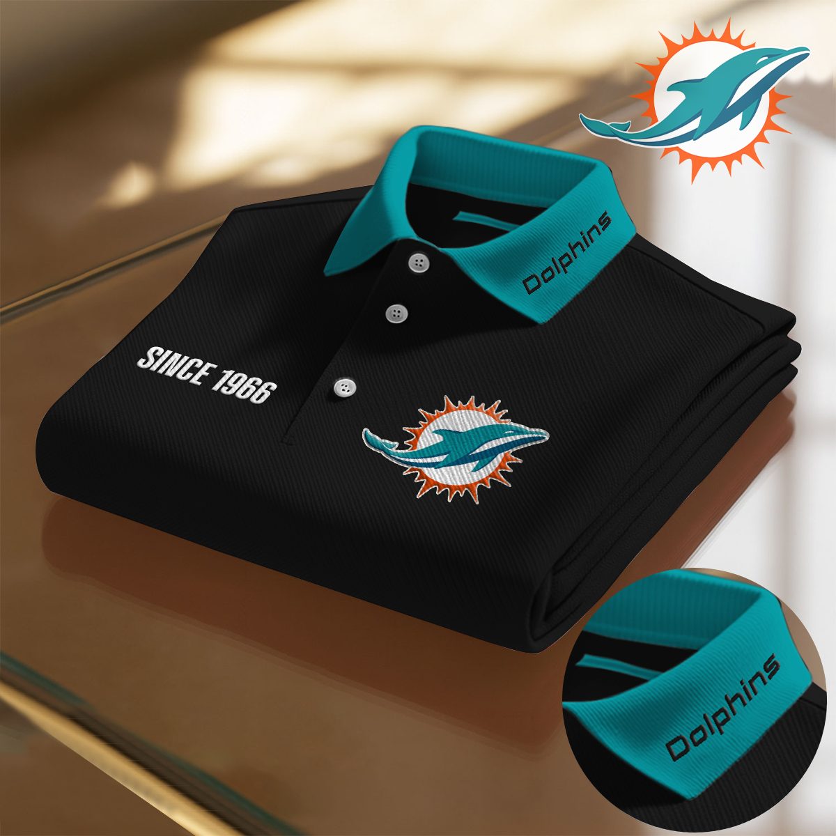 MIA x NFL Premium Polo Shirt DatND DVT
