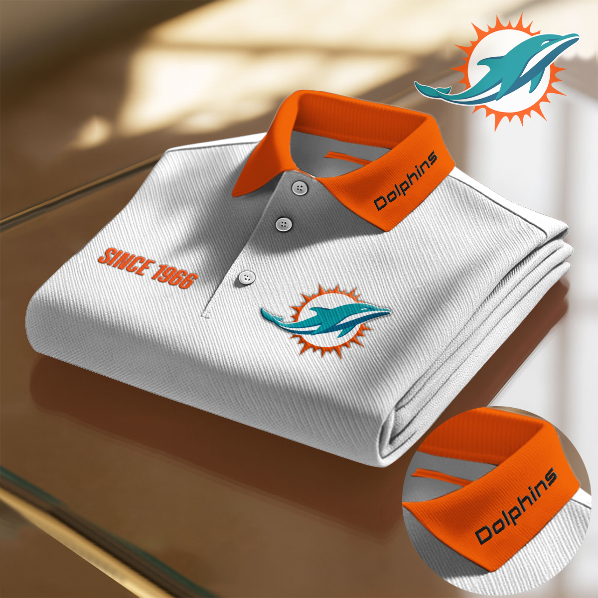 MIA x NFL Premium Polo Shirt DatND DVT