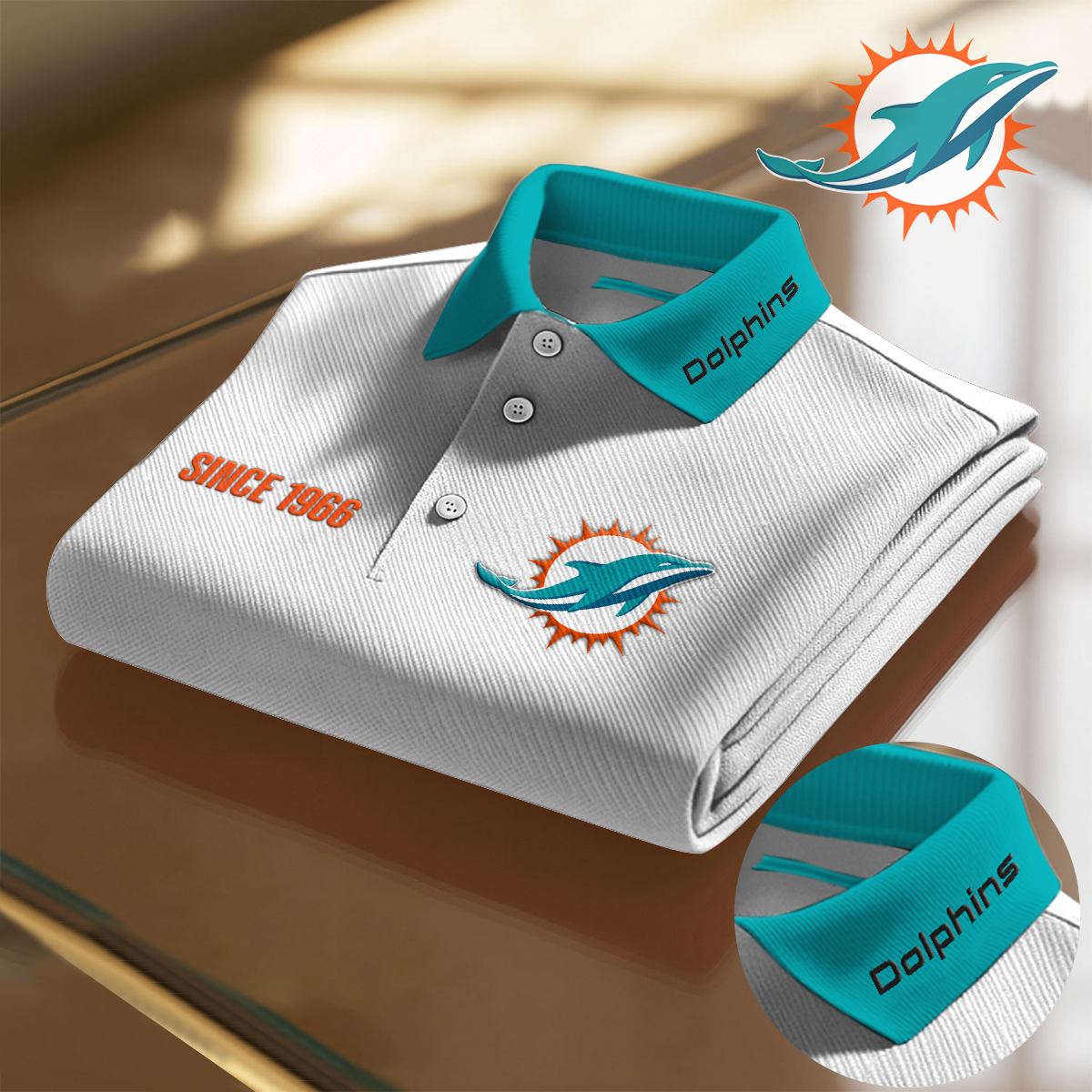 MIA x NFL Premium Polo Shirt DatND DVT