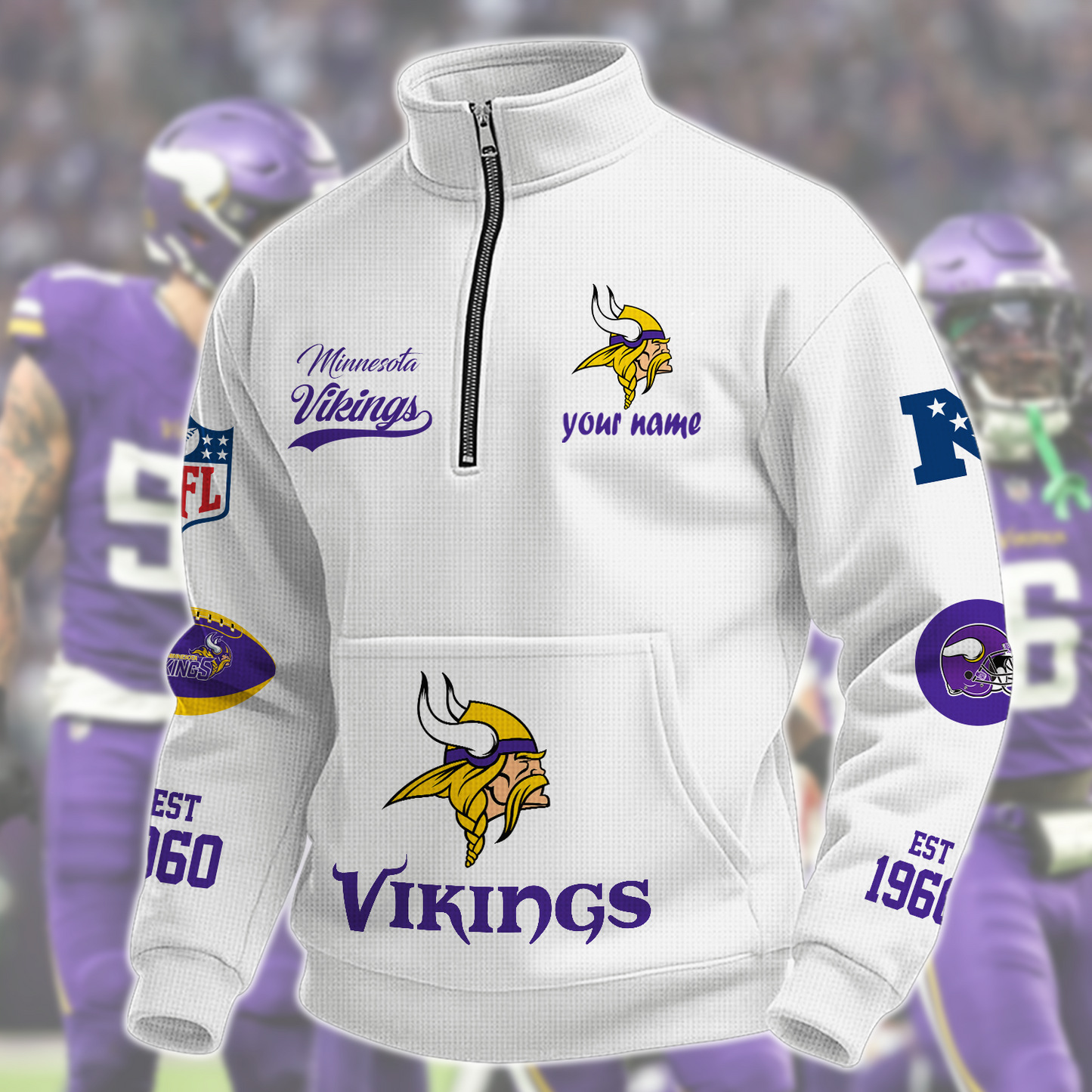 MIN x NFL Quarter-Zip Sweatshirt DatND DVT