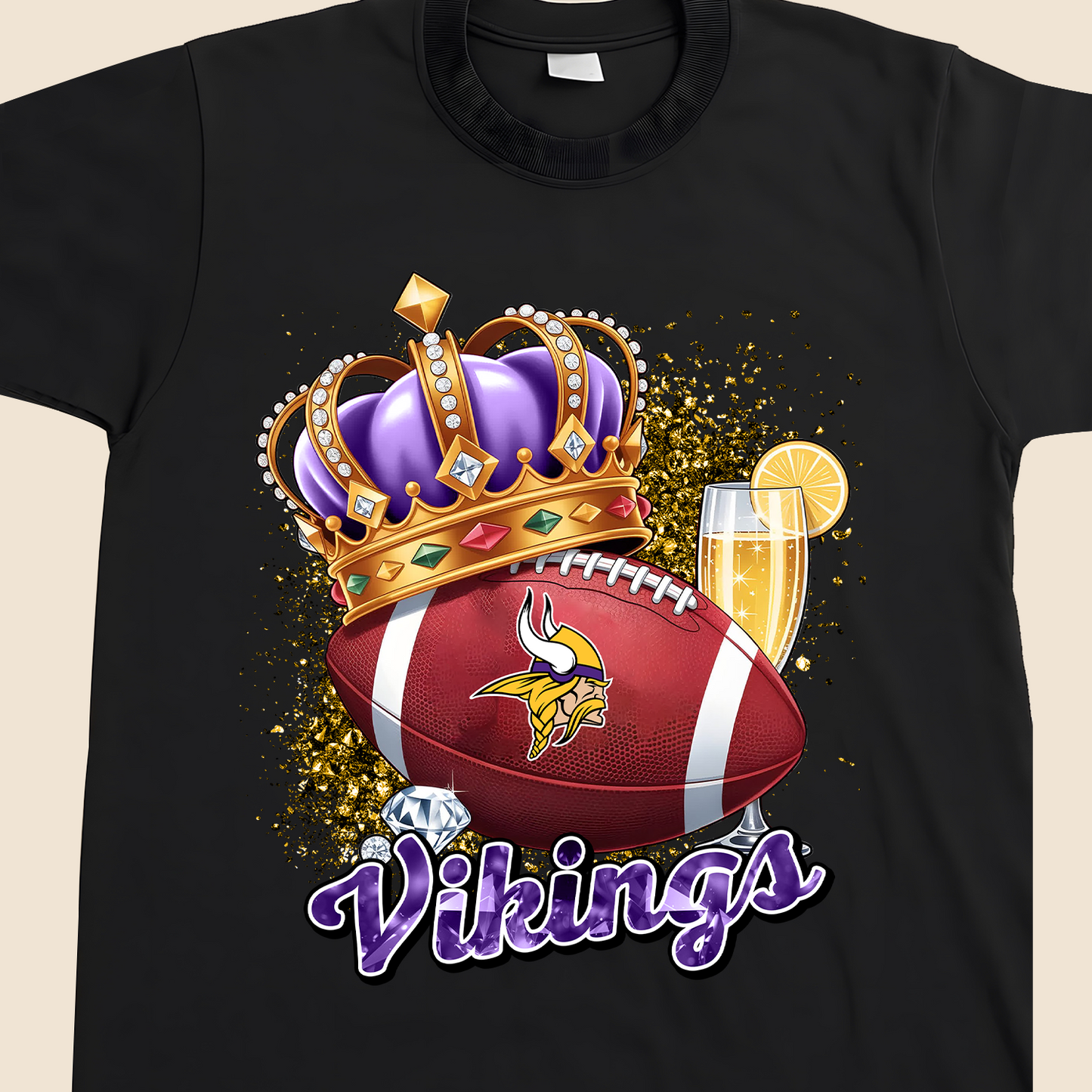 MIN x NFL Crowns Diamond T-Shirt DATND TANTD