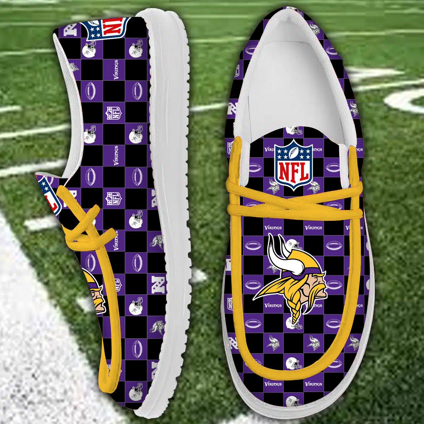MIN x NFL Personalized Low Top Shoes DATND TANTD
