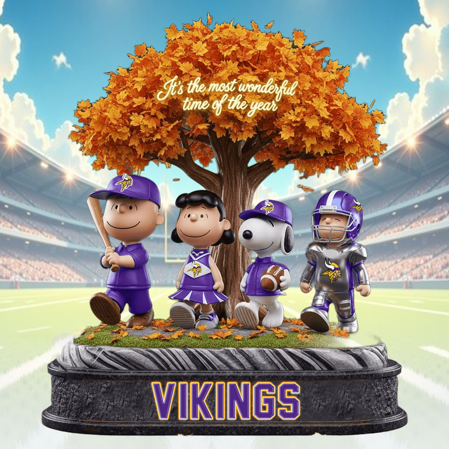 MIN x NFL Premium Acrylic Block DATND TANTD