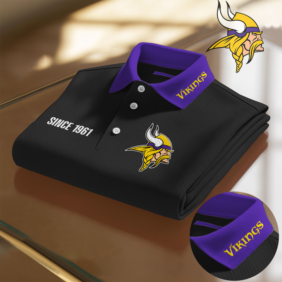 MIN x NFL Premium Polo Shirt DatND DVT