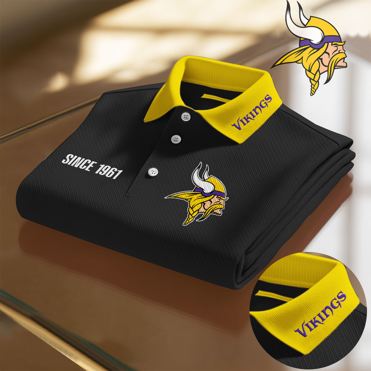 MIN x NFL Premium Polo Shirt DatND DVT