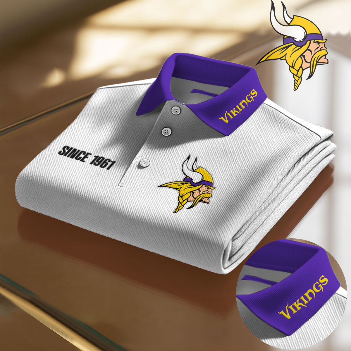 MIN x NFL Premium Polo Shirt DatND DVT