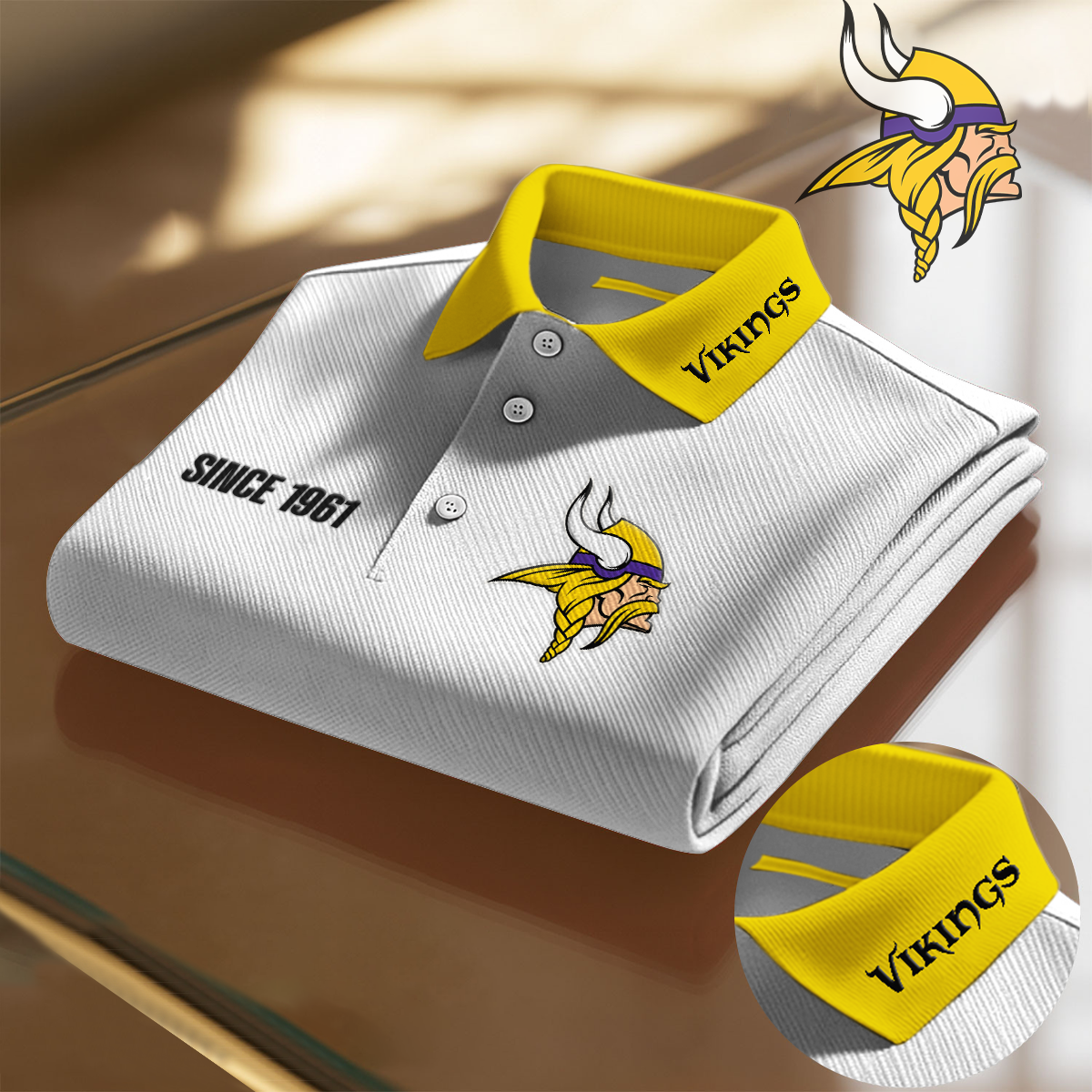 MIN x NFL Premium Polo Shirt DatND DVT