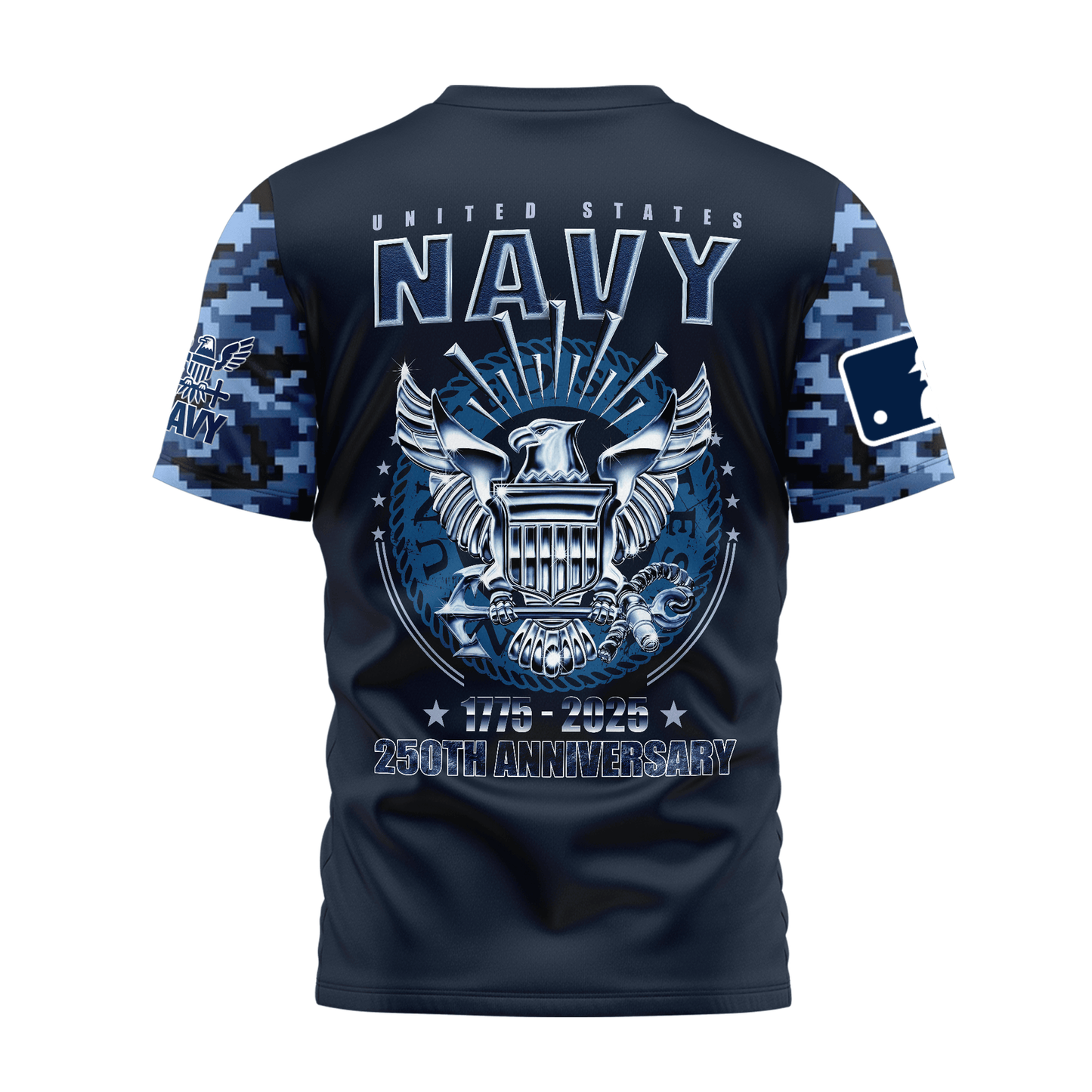 MLB TR Premium Navy 250 Years 3D Shirt DDT CTND