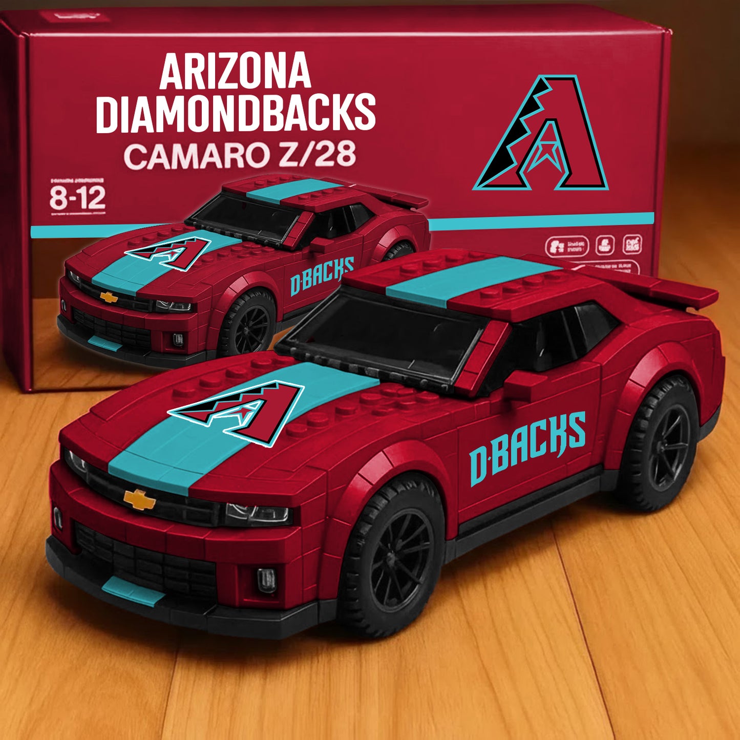MLB x ARI Camaro Football Team Building Blocks V1 NAK NHM