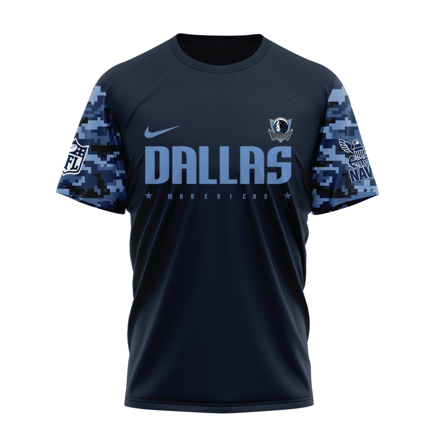 NBA DM Premium Navy 250 Years 3D Shirt DDT CTND