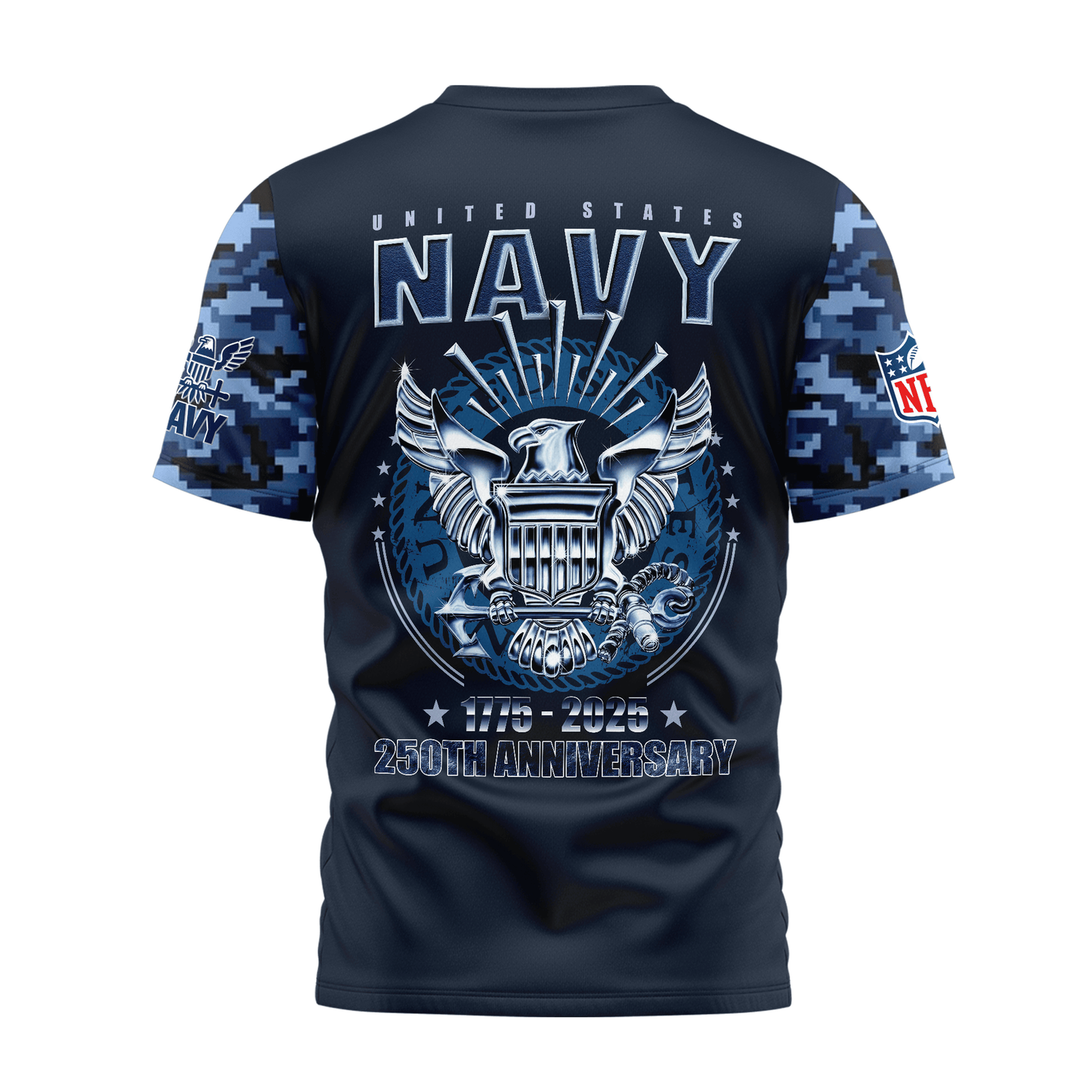 NBA SAS Premium Navy 250 Years 3D Shirt DDT CTND
