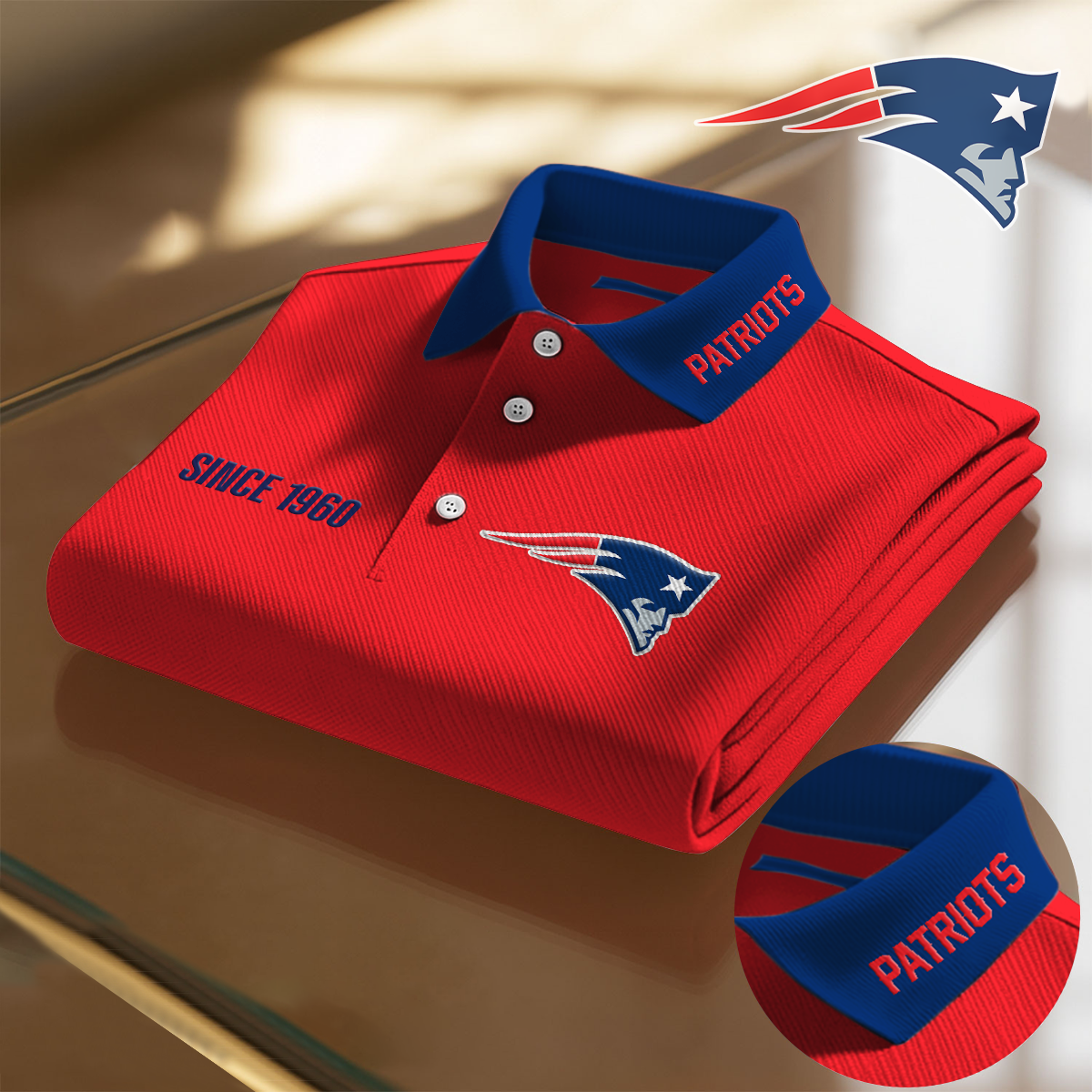 NE x NFL Premium Polo Shirt DatND DVT