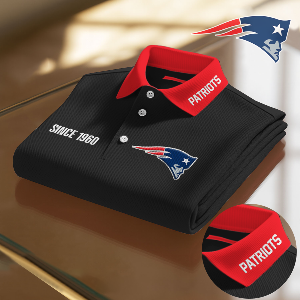 NE x NFL Premium Polo Shirt DatND DVT